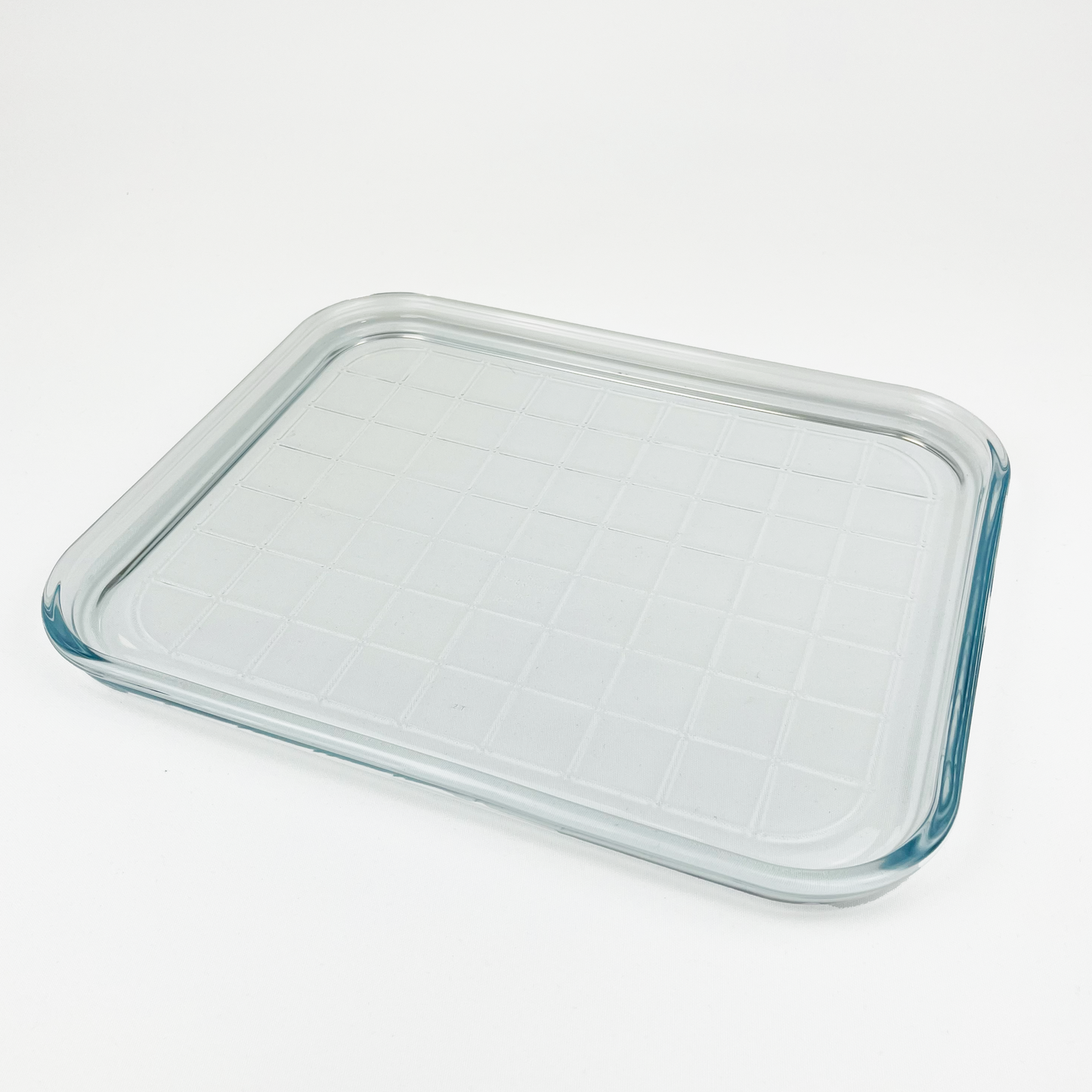 Glass tray for desiccant