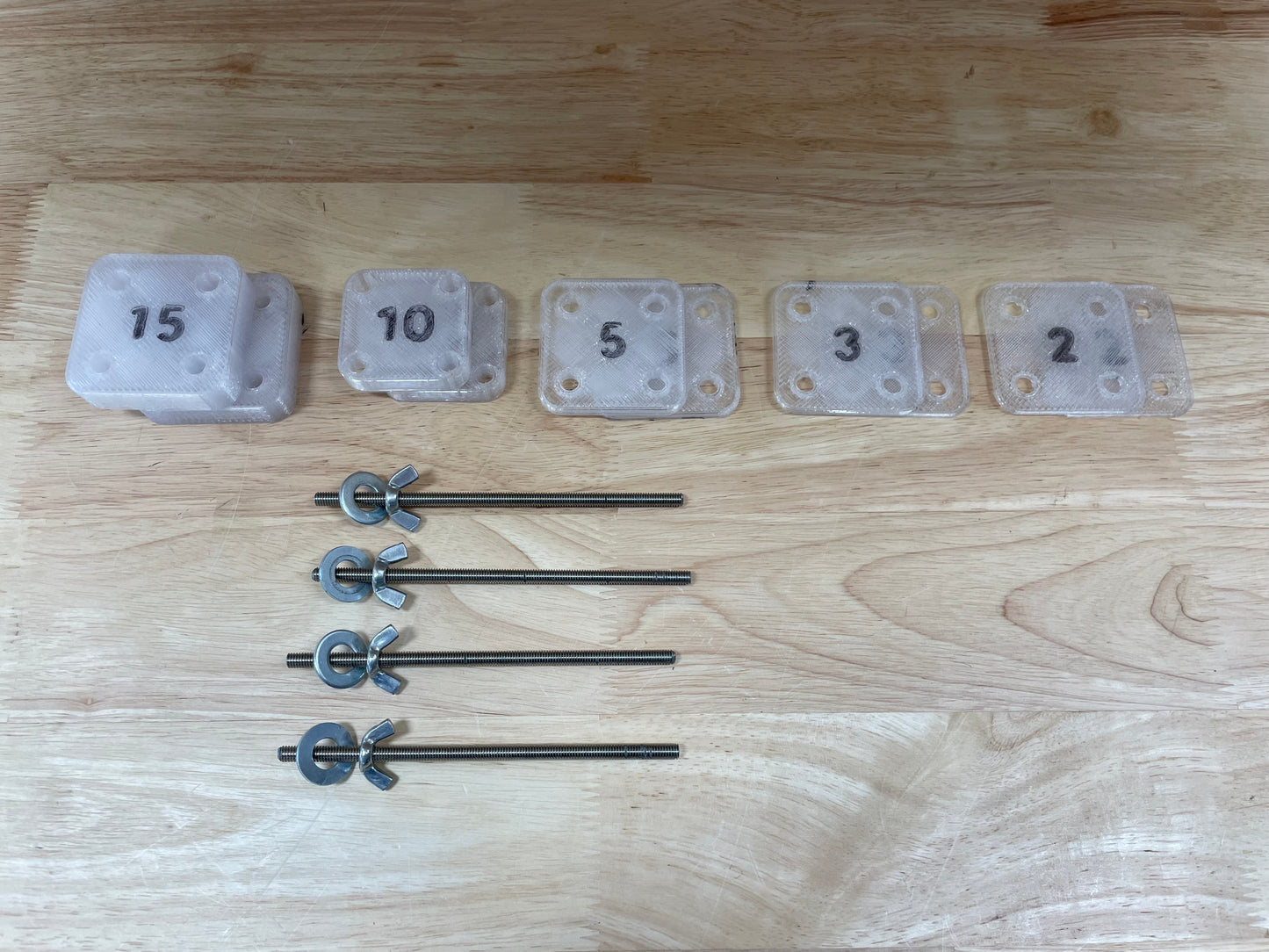 Kit de cales pour fabrication Guides de pose